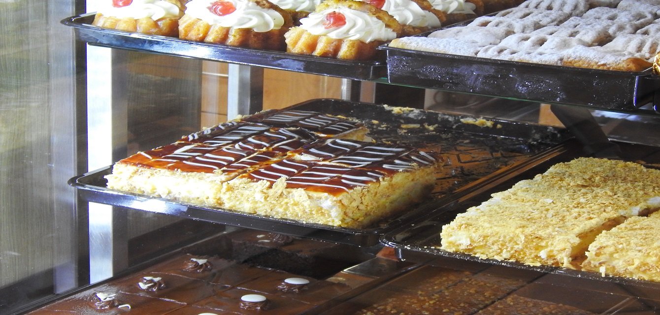Bakery sweets in Fira Santorini