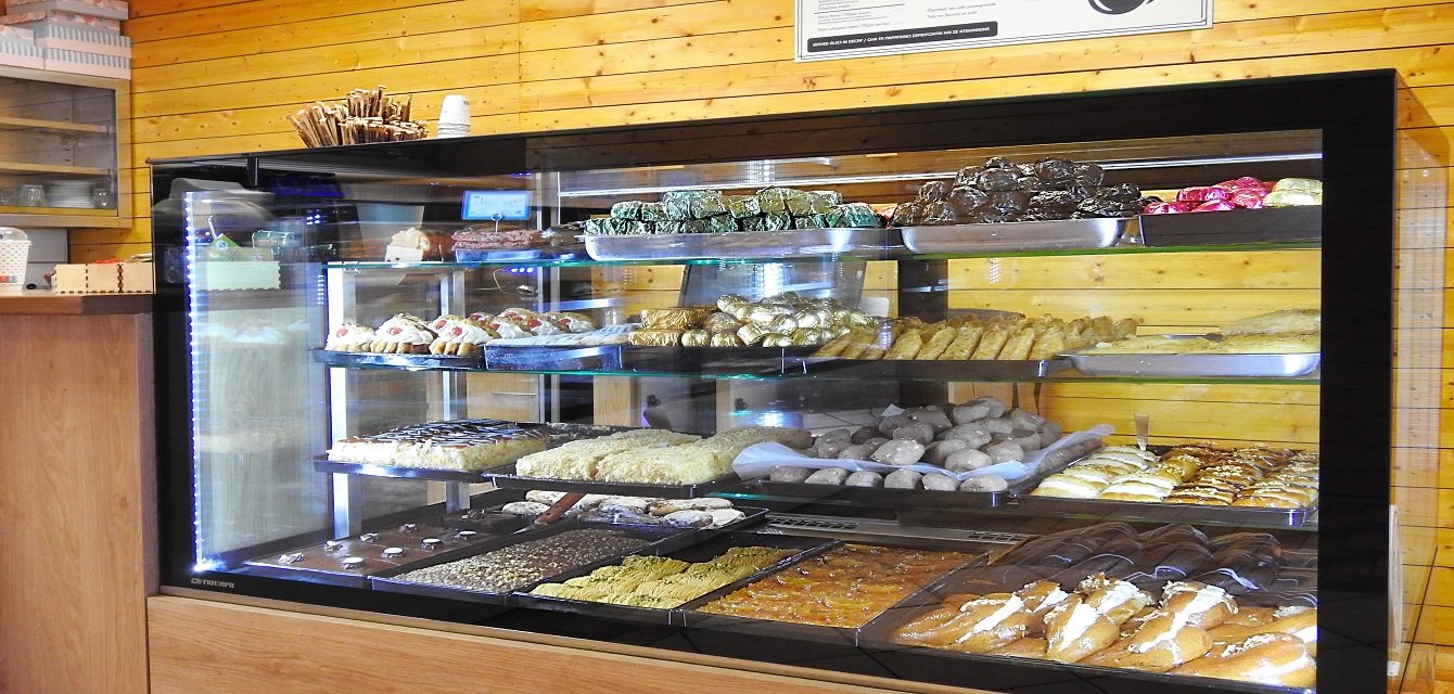 Thiraiki Bakery Fira town Santorini - Patisserie Candy store