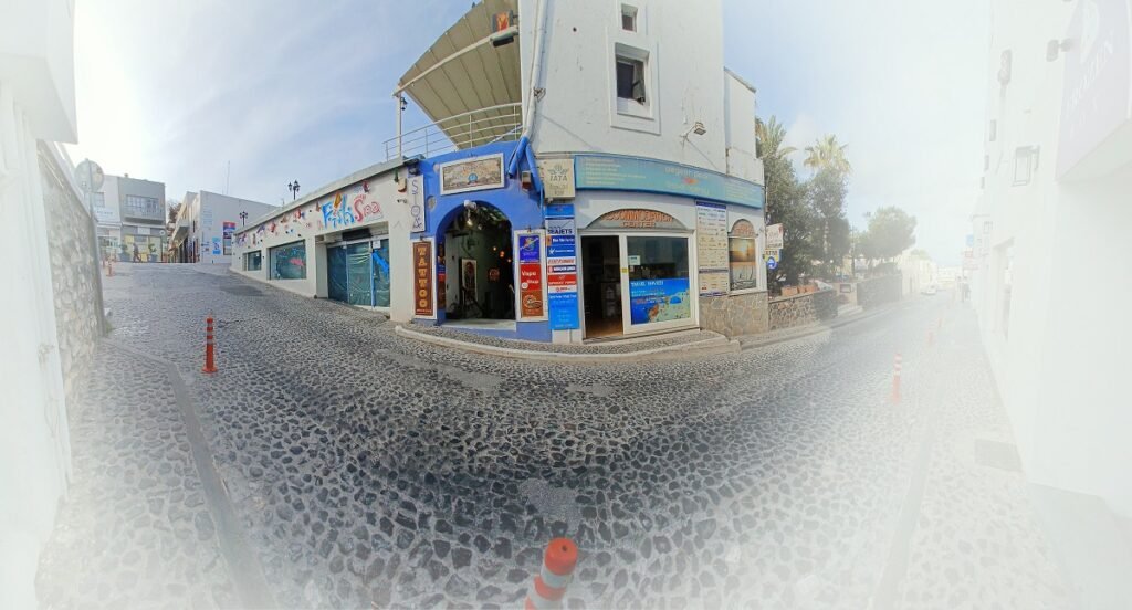 Bakery in STOA at Fira Santorini Main Square