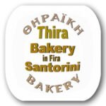 Thiraiki Bakery in Fira town Santorini island